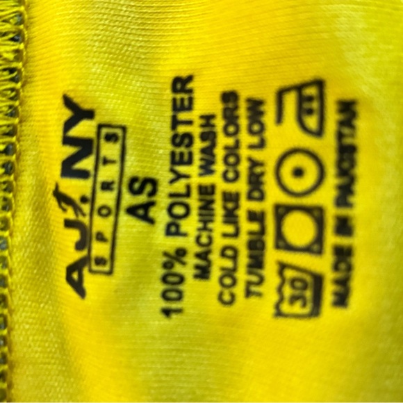 Athletic, Exercise activities - Yellow & Black Graphic T-Shirt - Picture 8 of 8